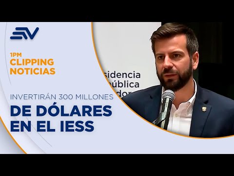 Invertirán 300 millones de dólares para saldar deuda con el IESS | Televistazo | Ecuavisa