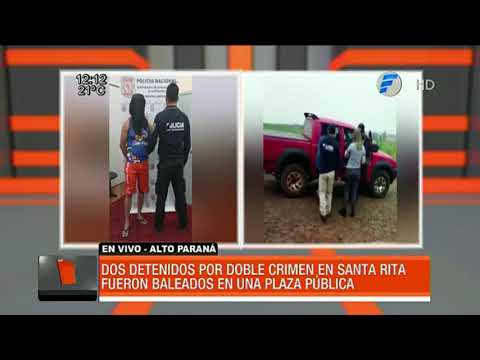Dos detenidos por doble crimen en Santa Rita