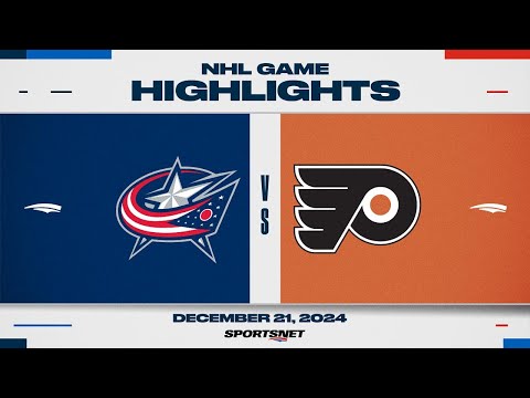 NHL Highlights | Blue Jackets vs. Flyers - December 21, 2024