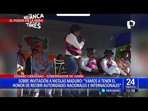 Gobernador de Junín insiste en vista de Maduro a Perú para el Bicentenario de la batalla de Junín.