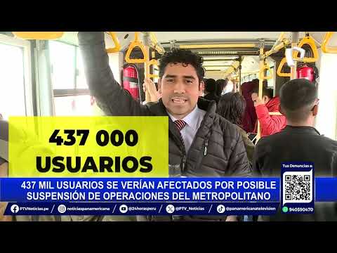 Metropolitano: 548 buses saldrían de circulación si concesionarios y ATU no llegan a un acuerdo