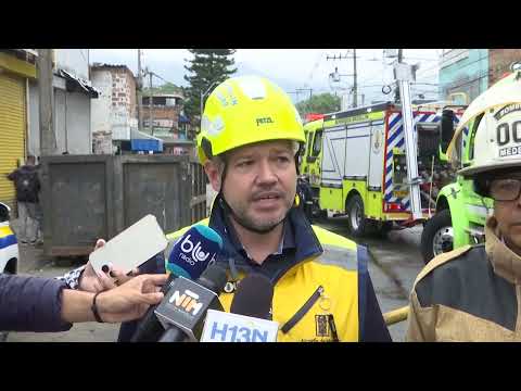 Incendió afectó 4 locales y una vivienda - Telemedellín
