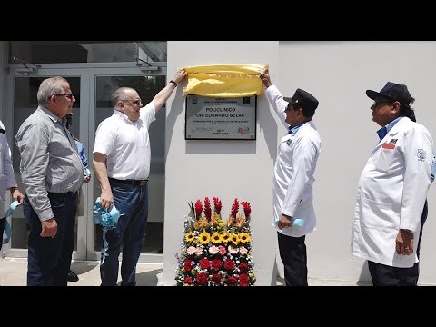 Inauguran moderno Policlínico Dr. Eduardo Selva, «Sandino patria y paz»