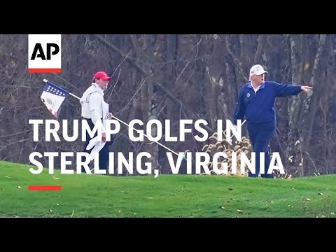 Trump golfs as concession hangs in the balance