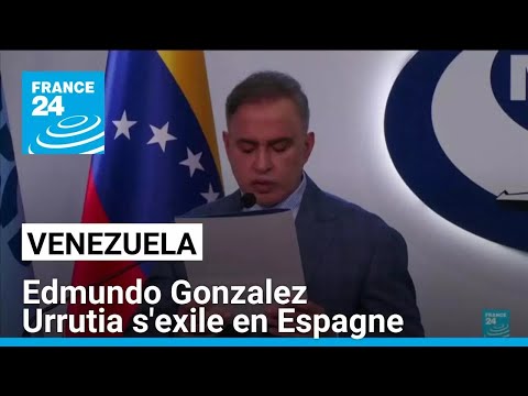 Edmundo Gonzalez Urrutia, le candidat de l'opposition au Venezuela, s'exile en Espagne • FRANCE 24