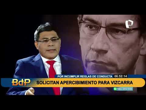 Martín Vizcarra: Fiscalía solicitó apercibimiento para expresidente por incumplir reglas de conducta