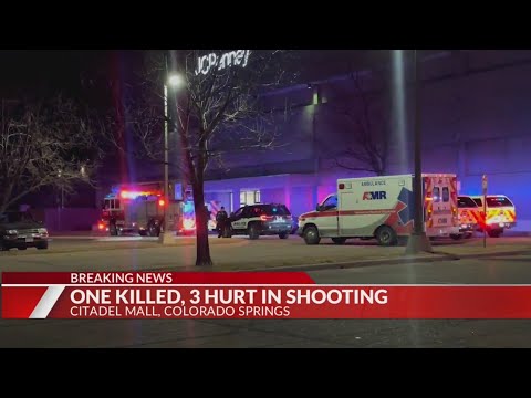 1 dead, 3 hospitalized after shooting at mall in Colorado Springs