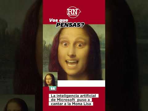 Microsoft  puso a cantar a la Mona Lisa.