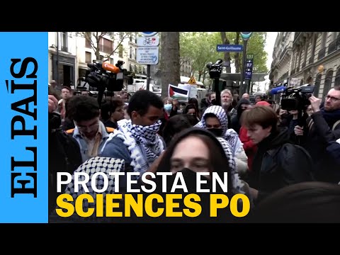 FRANCIA | La Policía de París desaloja a estudiantes pro palestinos en Sciences Po