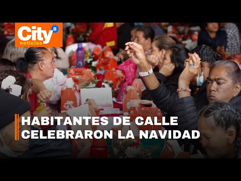 La Policía Metropolitana de Bogotá ofreció cena navideña en el barrio María Paz | CityTv