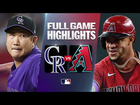 콜로라도 로키스 vs 애리조나 다이아몬드백스: 공식 풀 경기 하이라이트 (8월 11) | 2026 MLB 시즌
