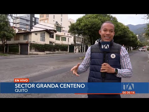 Vecinos de la Granda Centeno, norte de Quito, piden la instalación de un rompe velocidades