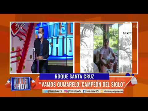 Roque Santa Cruz viral en redes. Vamos Gumarelo, campeón del siglo