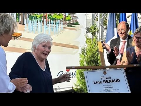 Line Renaud émue aux larmes : elle ignore une place à son nom