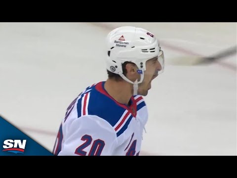 Rangers Igor Shesterkin Makes Long-Range Pass To Set Up Chris Kreider Goal