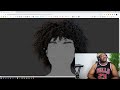 Create curly game hair in Blender