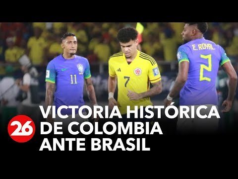 Victoria histórica de Colombia ante Brasil