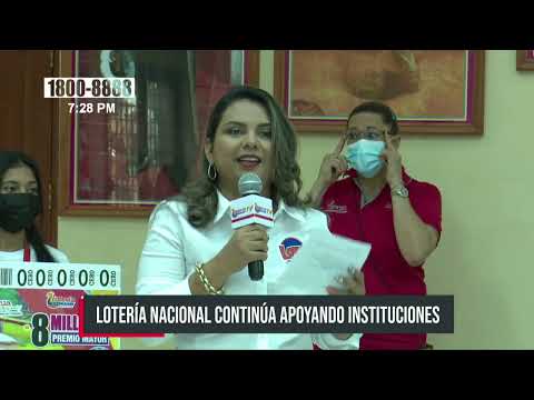 Lotería Nacional realiza entrega de utilidades al IND y MIFAMILIA - Nicaragua