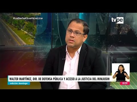 Edición Matinal | Walter Martínez, director de defensa pública del MINJUSDH - 5/02/2023