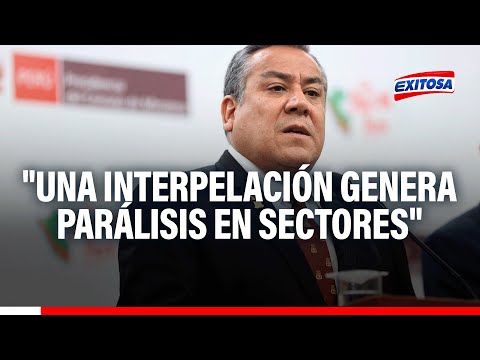 Adrianzén tras reunión con Alejandro Soto: Una interpelación genera parálisis en sectores