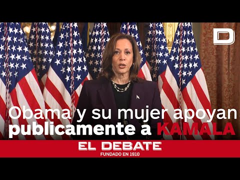 Barak Obama se decide y apoya con su mujer la candidatura de Kamala Harris