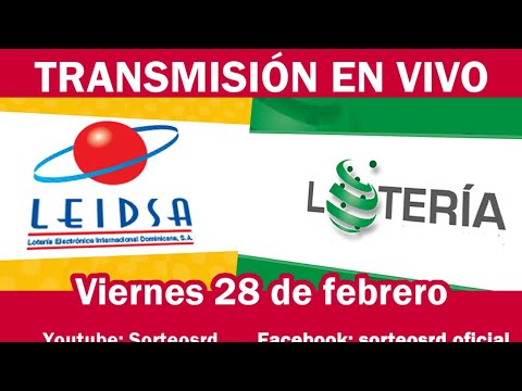 LEIDSA y Lotería Nacional en VIVO / viernes 28 de febrero 2020