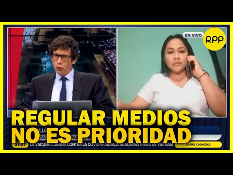 Sobre ley de control de medios: “no comparto opinión de mis compañeros de Perú Libre”