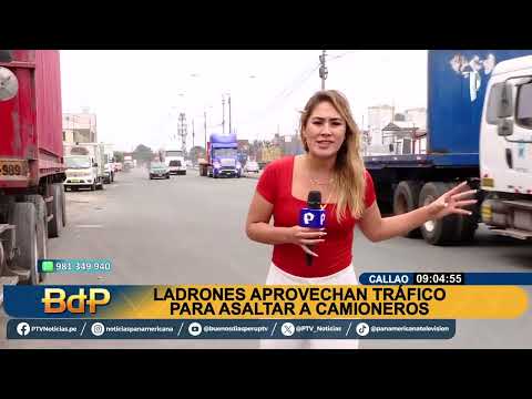 Callao: conductores son asaltados en avenida Néstor Gambetta