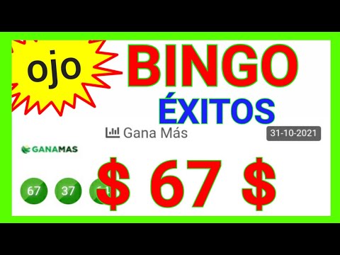 ÉXITOS de HOY # 67 # BINGO HOY Loteria GANA MÁS/ RESULTADOS/ SORTEOS/GANAR / PALÉ Y TRIPLETAS de HOY