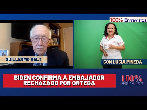 Biden confirma a embajador rechazado por Daniel Ortega/ 100% Entrevistas