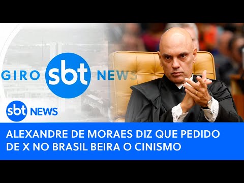 Alexandre de Moraes diz que pedido de X no Brasil beira a má-fé