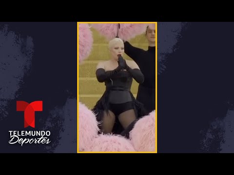 Lady Gaga fue la primera artista en actuar en la ceremonia inaugural | Telemundo Deportes