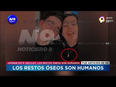 LOS RESTOS ÓSEOS SON HUMANOS   - NOTICIERO 9