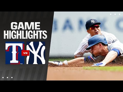 Rangers vs. Yankees Game Highlights (8/11/24) | MLB Highlights