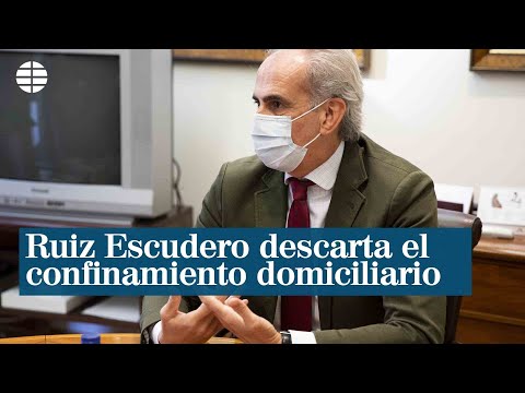 Ruiz Escudero descarta un confinamiento domiciliario en Madrid