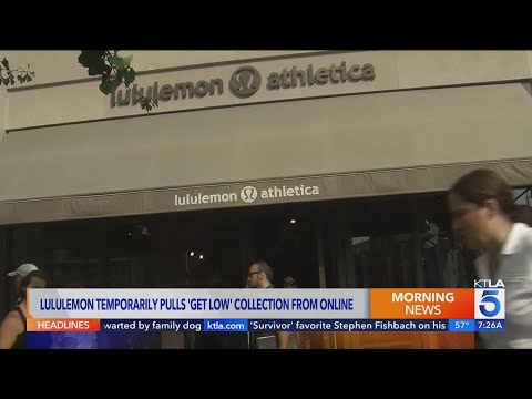 Lululemon pulls ‘Get Low’ leggings from website after complaints