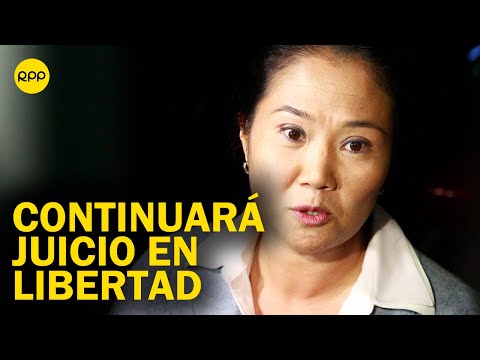 Keiko Fujimori: PJ desestima recurso de fiscalía que pedía el regreso a prisión preventiva