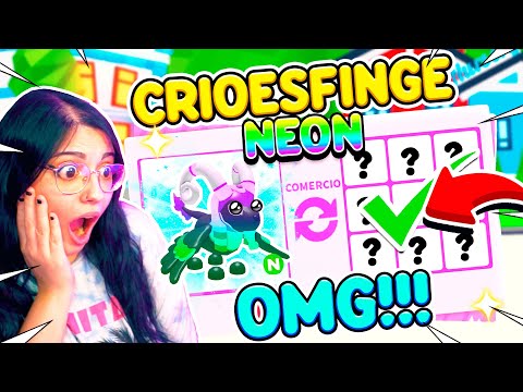 TRADEO *SOLO* LA CRIOESFINGE *NEÓN* por ESTE SUPER TRADEO en ADOPT ME!! (Roblox)