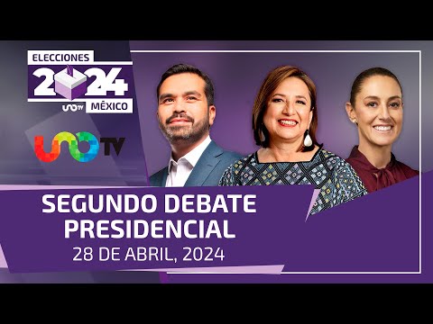 UNO TV transmitirá el Segundo Debate Presidencial, domingo 28 de abril a partir de las 19:30 hrs.