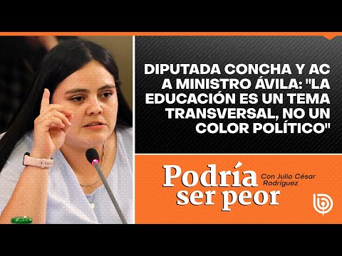 Diputada Concha y AC a ministro Ávila: La educación es un tema transversal, no un color político