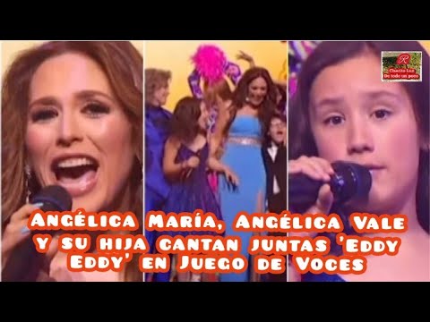 DINASTÍA VALE HARTMAN EN JUEGO DE VOCES... Angélica María, Angélica Vale y su hija cantan juntas.