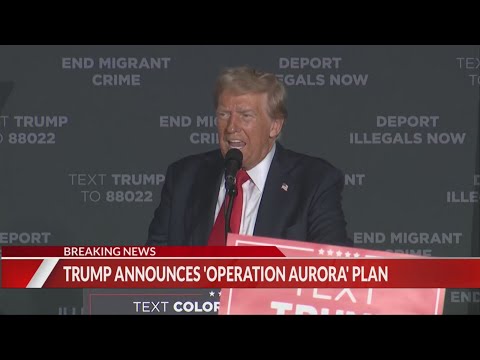 Trump announces 'Operation Aurora' plan on illegal immigration