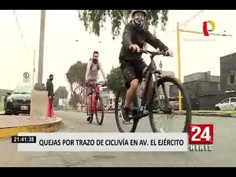 San Isidro: ciclistas denuncian deficiencias en ciclovía de Av. El Ejército