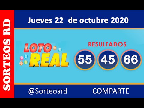 Loteria Real  en VIVO   / Jueves 22 de octubre 2020
