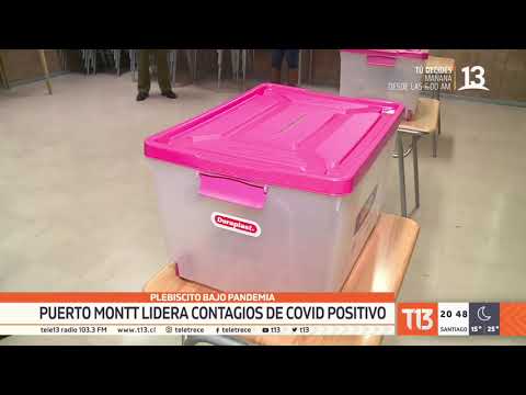Plebiscito bajo pandemia: Puerto Montt lidera casos activos de COVID-19