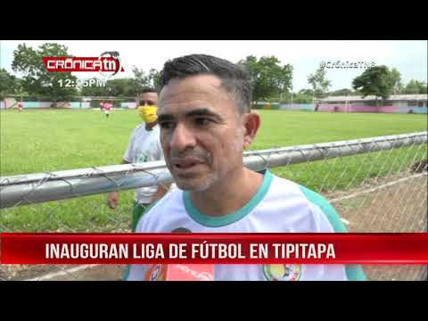 Inauguran liga de fútbol tras celebrar 41 aniversario de la Revolución Sandinista - Nicaragua