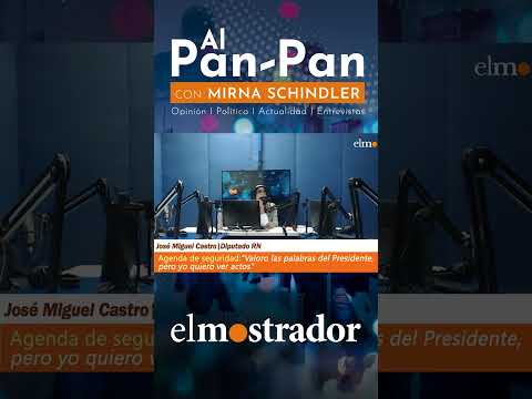 José Miguel Castro y agenda de seguridad: Valoro las palabras del Pdte., pero quiero ver actos