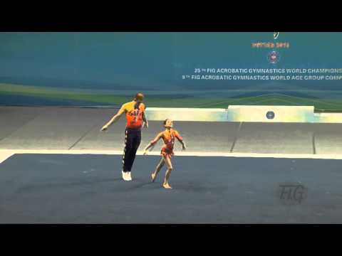 France (FRA) -  2016 Acrobatic Worlds, Putian City (CHN) Balance  Mixed Pair