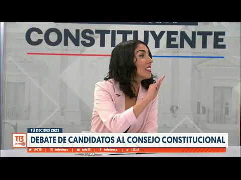 Consejo Constitucional: Debaten por Valparaíso Antonio Barchiesi y María Pardo