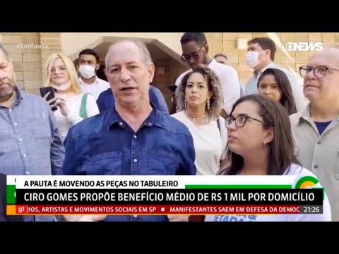 PROGRAMA DE RENDA MÍNIMA DE CIRO CAUSA IMPACTO NA MÍDIA!